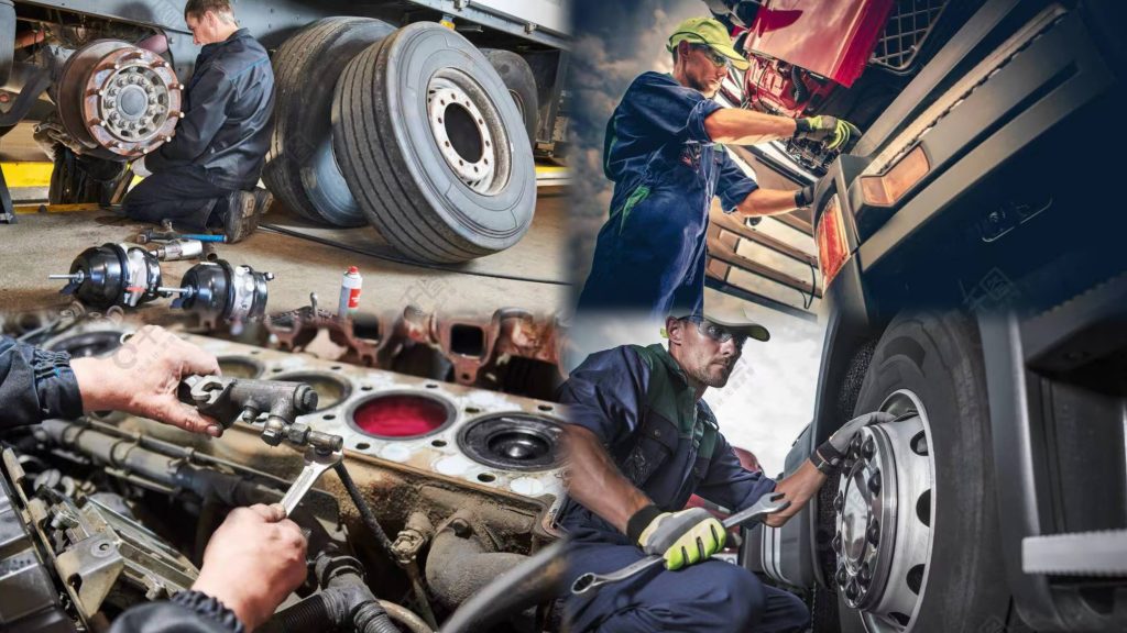 Heavy truck and construction machinery repair and maintenance