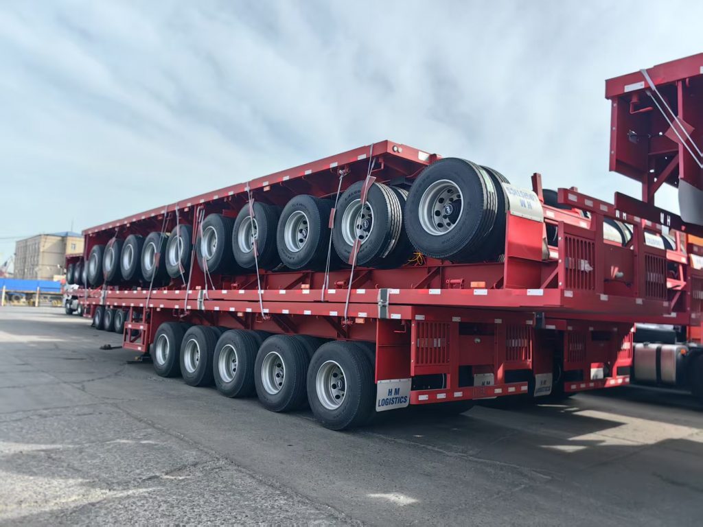 ERATRUCK 12 4-Axle Semi-Trailers + 21 5-Axle Semi-Trailers Successfully Shipped to Ghana!